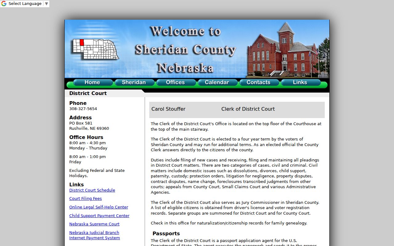 Sheridan County criminal court case records at District Court